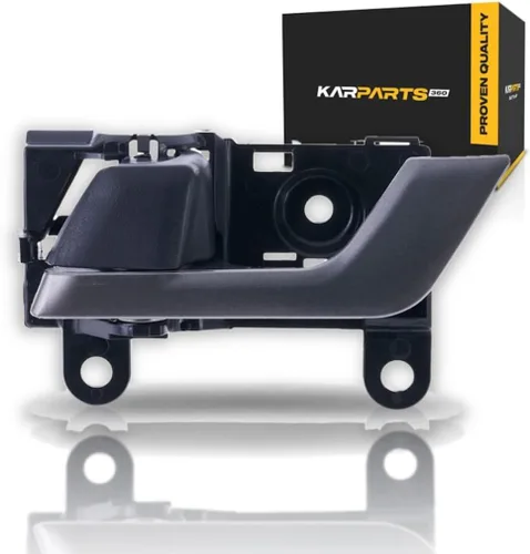 KarParts360 Para Toyota Highlander 2008-2013 Manija de puerta interior delantera o trasera, lado del conductor imprimada | con botón de bloqueo de
