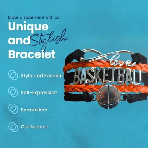 Miniatura 31 de Infinity Collection - Pulsera de baloncesto de regalo para equipos y jugadores