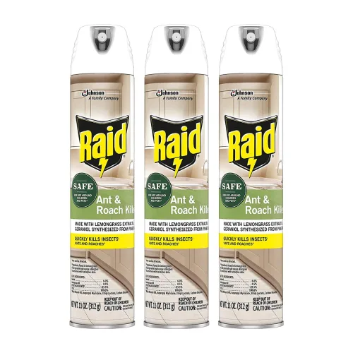 Raid Asesino de hormigas y cucarachas, aerosol en aerosol con aceites esenciales (3)