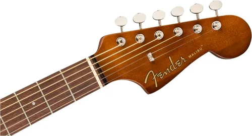 Miniatura 4 de Fender Malibu Player Guitarra Electroacústica, Natural, Diapasón de Nogal