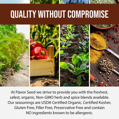 Miniatura 5 de Flavor Seed The OG Organic Salt Pepper - Mezcla de condimentos y ajos. Condimento orgánico para palomitas de maíz. Condimentos y especias