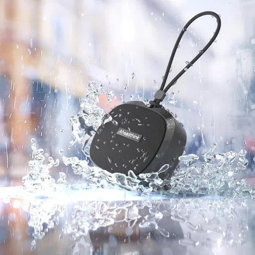 Miniatura 3 de Altavoz Bluetooth, inalámbrico portátil, altavoz impermeable IPX5, Bluetooth 5, luces de color RGB, sonido estéreo fuerte, bajo, emparejamiento TWS