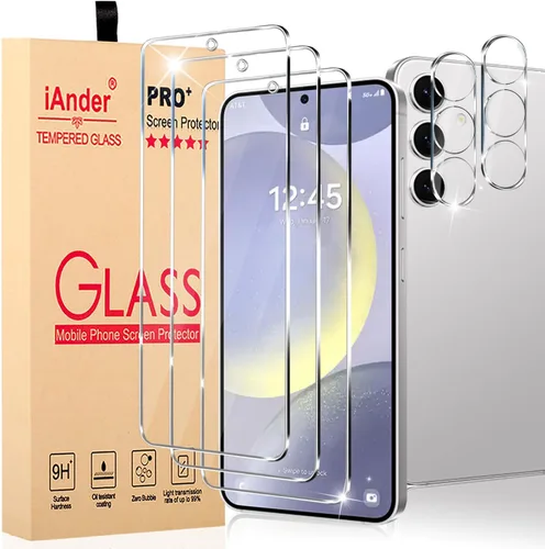 Miniatura 9 de Paquete de 2 protectores de pantalla de vidrio para Galaxy S8 Plus [bandeja de fácil instalación], protector de pantalla curvado 3D