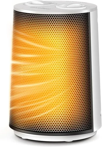 GiveBest Calentador de Espacio Portátil – 1500W Silencioso y Eficiente Energéticamente con Protección contra Sobrecalentamiento y Vuelco, Tecnología