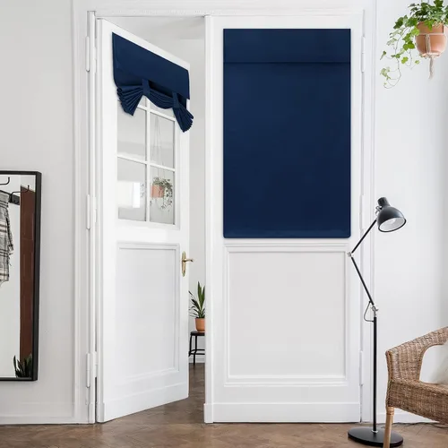 Miniatura 57 de HOMEIDEAS Cortinas Opacas para Aula para Puerta Principal, Cubierta de Ventana de Puerta de Aula, Persianas de Privacidad con Aislamiento Térmico