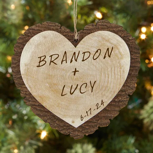 Miniatura 2 de Let's Make Memories Adorno de Navidad Personalizado para Parejas - Adorno de Navidad 2025 - Decoración de Árbol - Personalizar Mensaje, Año