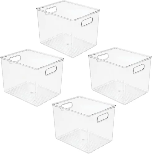 Miniatura 5 de Organizador de plástico con asas para armarios de mDesign