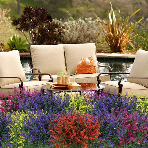 Miniatura 6 de Flores artificiales de lavanda