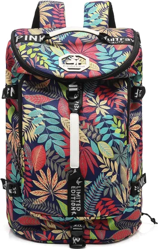 Miniatura 14 de mochila de gimnasio con compartimento para zapatos, bolsa de lucha con 4 tipos de método de espalda, impermeable para deportes, caminata y portátil