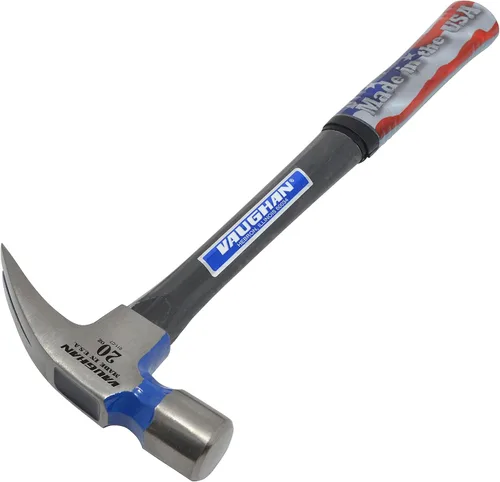 Miniatura 4 de Vaughan Hammer FS999L - Martillo de fibra de vidrio de cara lisa de 20 onzas