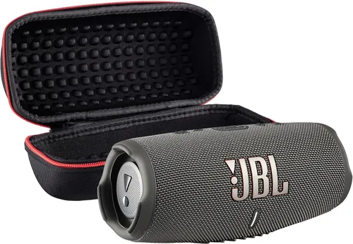 JBL Altavoz Bluetooth inalámbrico Charge 5 (gris) | Audio robusto e impermeable IP67 para exteriores con graves profundos y 20H de reproducción |