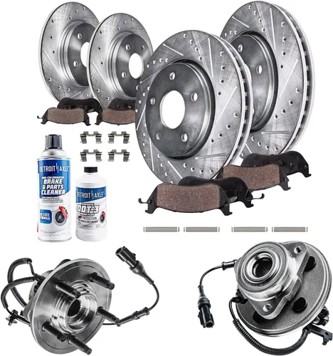 Miniatura 87 de Detroit Axle - 4 rotores de freno para Chevrolet Cruze 2014 2015 [modelos de motores de gas] Rotores de freno de disco perforados y ranurados