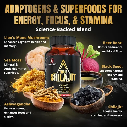 Miniatura 4 de Gomitas Shilajit naturales del Himalaya para hombres, fabricadas en Estados Unidos, verdadero oro puro shilajit del Himalaya para hombres, gomitas