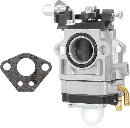 Miniatura 9 de Carburador para motor de 2 tiempos de 33cc 40cc 43cc 47cc 49cc 50cc con entrada de 15mm para Dirt Pocket Rocket, ATV, Scooter, Mini Chopper, Quad