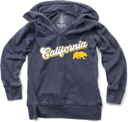 Miniatura 26 de Wes and Willy NCAA Camiseta con Capucha de Cuello en V para Niñas azul (Ucla bruins blue)