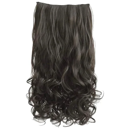 Miniatura 29 de REECHO Extensiones de cabello rubio, extensiones de una pieza con clip de 20" para mujer, extensiones de cabello sintético suave y natural con ondas