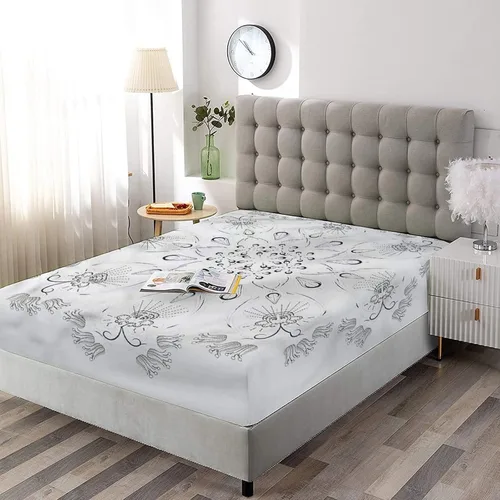 Miniatura 45 de Juego de sábanas decorativas tamaño individual XL, juego de sábanas bajeras con bolsillos profundos de cactus y 2 fundas de almohada