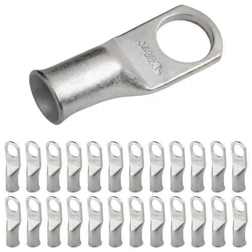 Miniatura 83 de SELTERM 5 piezas terminales de cable de cobre estañado 1/0 AWG perno de 1/2", extremos de cable de batería, terminales de anillo, conectores