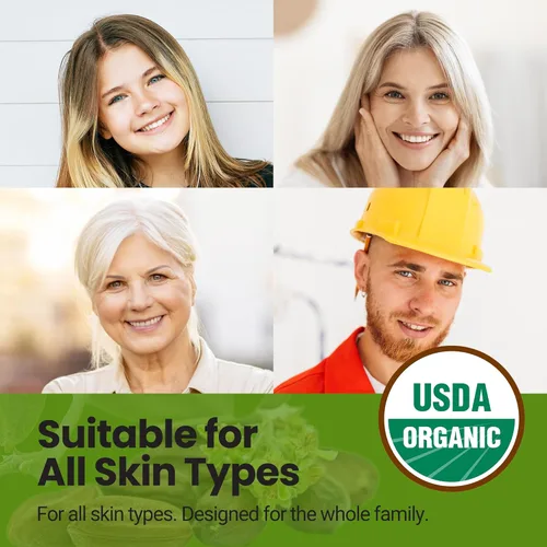 Miniatura 5 de USDA Organic Unscented Hand Salve - Más del 50% de aceite de jojoba con cera de abejas y aceite de aguacate - Bálsamo acondicionador rico sin