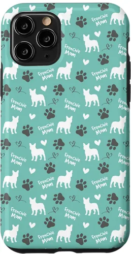 Miniatura 28 de Funda para iPhone 13 Pro Max Frenchie Mom Bulldog Francés Mamá Azul Mujeres