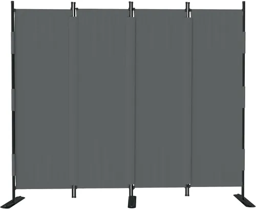Miniatura 8 de GOJOOASIS Divisor de habitación, pantalla de privacidad plegable de 4 paneles, divisores de habitación pequeños portátiles de 88 pulgadas, divisores