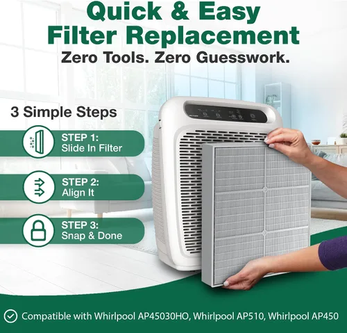 Miniatura 5 de 1 filtro purificador de aire HEPA Kenmore, compatible con los modelos Kenmore 83200, 83202 (Progressive 335), 83230, 83354, 83355 y 295 Series