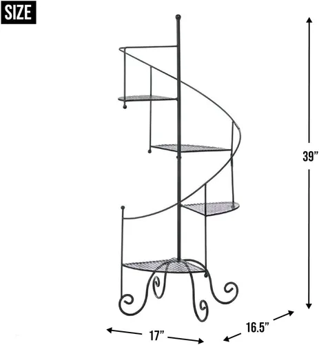 Miniatura 3 de 10015964 - Soporte para plantas de escalera, multicolor
