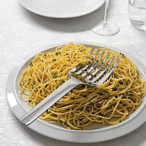 Miniatura 4 de Alessi KL13 "Tibidabo" Spaghetti Servir F, Plata