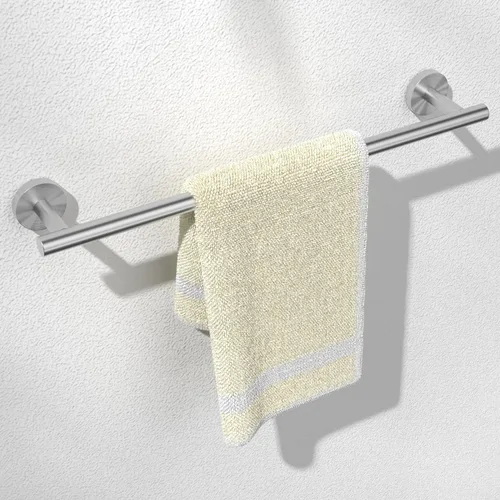 Miniatura 13 de HITSLAM Toallero de baño de acero inoxidable SUS304 de níquel cepillado de 24 pulgadas para montaje en pared, moderno soporte de toalla de baño