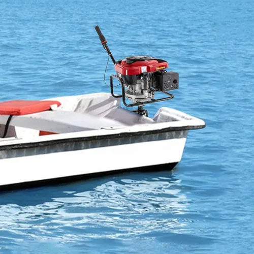 Miniatura 4 de Motores fueraborda 196CC Motor de barco de 4 tiempos Motor de barco resistente con refrigeración por aire y sistemas de encendido TCI Motor fuera