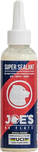 JOE'S NO FLATS Super Sealant - Llantas de grava y bicicleta MTB, sellado ultrarrápido para tubos sin cámara e interiores, para agujeros de hasta