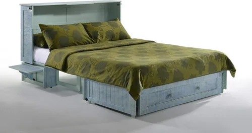 Miniatura 5 de Night & Day Muebles Murphy - Cama convertible con gabinete de tamaño Queen, con colchón de espuma viscoelástica de triple pliegue (Skye)