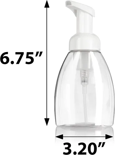 Miniatura 2 de JUVITUS Paquete de 6 botellas de plástico transparente de 8.5 fl oz / 8.3 oz