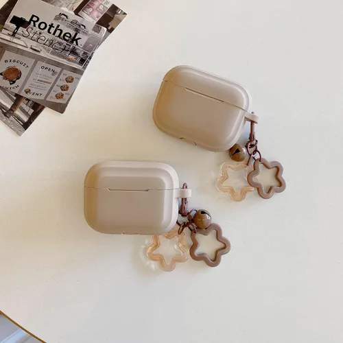 Miniatura 2 de Clouds - Funda de TPU compatible con AirPods Pro (primera generación) con llavero, bonita funda protectora flexible a prueba de golpes para AirPods