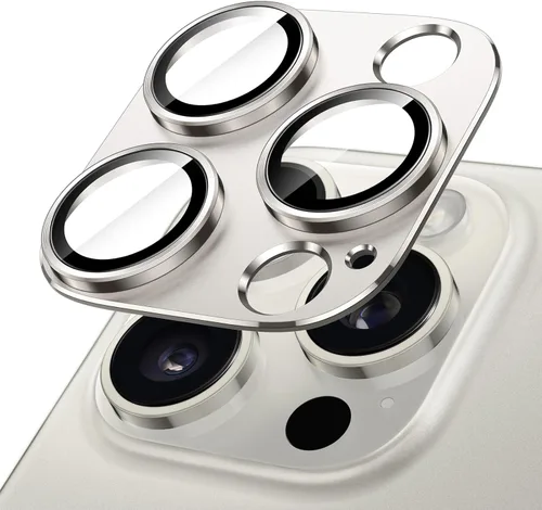 Miniatura 12 de JETech Protector de lente de cámara para iPhone 14 Pro de 6.1 pulgadas y iPhone 14 Pro Max de 6.7 pulgadas, cubierta de anillo de vidrio templado