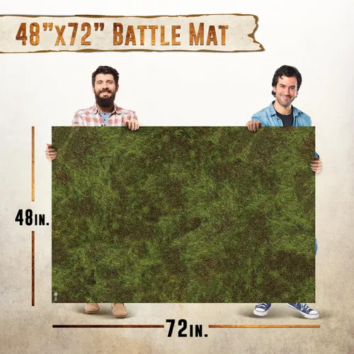 Miniatura 2 de Wargaming - Alfombrilla de batalla, 48 x 72 pulgadas, terreno para Warhammer 40K, Dungeons and Dragons, RPG de mesa, miniaturas y juegos de Musgo