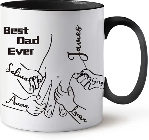 Miniatura 12 de Personalized Mug with Photo Text Picture Logo, Custom 11/15 Oz Coffee Travel Mug, Personalized Father’s Day Birthday Employee Appreciation Gifts for