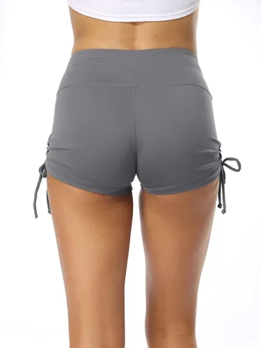 Miniatura 6 de CADMUS Pantalones cortos atléticos para mujer, paquete de 3 unidades, cintura alta, entrenamiento profesional