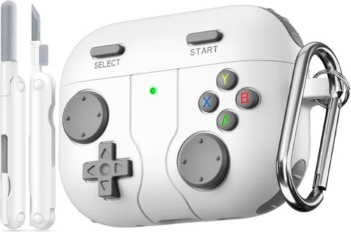Miniatura 9 de Funda de juego para AirPods Pro 3 Cover (2025), clásica genial divertida funda protectora de silicona a prueba de golpes para AirPods Pro 3 con kit