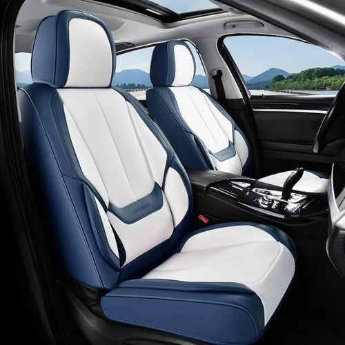 Miniatura 67 de Coverado Juego completo de fundas de asiento de automóvil, fundas de asiento para automóviles, fundas de asiento de coche beige para asientos