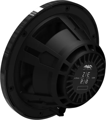 Miniatura 2 de Wet Sounds ZERO-8-XZ-B - Altavoces marinos y de neodimio de 8 pulgadas con tweeters de titanio cargados con bocina, par (renovado)