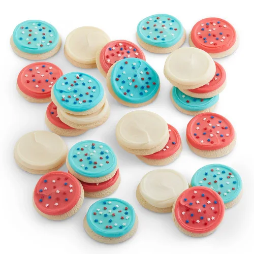 Miniatura 5 de Cheryl's Cookies Galletas en forma de manzana, con 24 galletas de azúcar esmeriladas de crema de mantequilla, envueltas individualmente, regalo