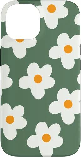 Miniatura 4 de Retro 60s flower vintage floral pattern sage green Groovy Case for iPhone 16