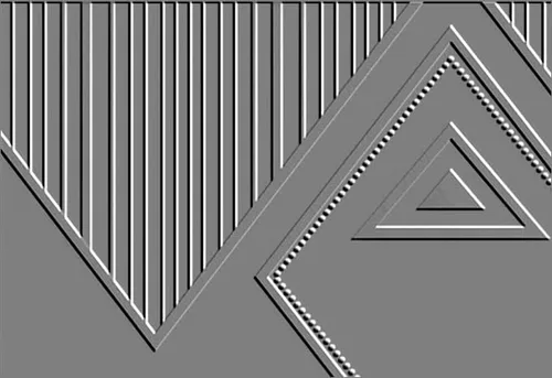 Miniatura 2 de Fondo de cubierta de línea triangular para placa de lámina en caliente, álbumes de recortes, fabricación de papel, marcos de grabación en relieve