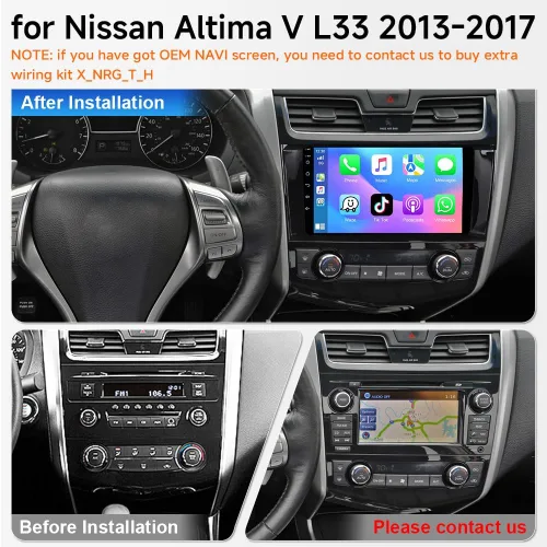 Miniatura 2 de ASURE Radio de estéreo de coche de 9 pulgadas para Nissan Altima V L33 2013-2017 Unidad de navegación GPS de actualización, Android 15 con 4G+64G