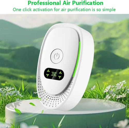 Miniatura 4 de Purificador de aire enchufable para el hogar, portátil con tecnología de iones negativos, funcionamiento silencioso para dormitorio, oficina
