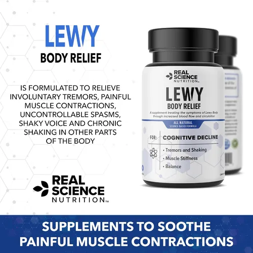 Miniatura 4 de Real Science Nutrition Ofrece Lew-X - Un suplemento nutricional formulado para el alivio del cuerpo de Lewy para apoyar la memoria y la claridad