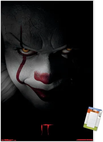 Miniatura 11 de Trends International IT-Pennywise - Póster de pared, 14.725 x 22.375 pulgadas, versión enmarcada de madera de granero