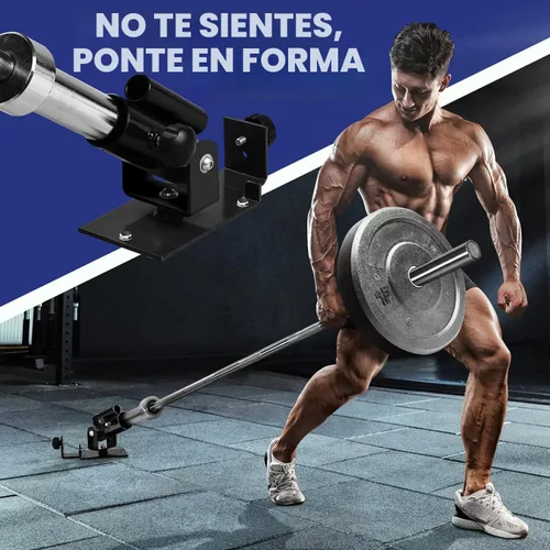 Miniatura 5 de Yes4All Exercise Machine Adjustable T Bar Row Attachment, D Row Handle/Landmine Handle Attachment with Textured Rubber Handles A. Negro - Plataforma
