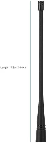 Miniatura 9 de ASHATA Antena de goma suave UHF masculina de SMA para 2 vías Radio Walkie Talkie frecuencia 400-520MHz, sola banda con información estable